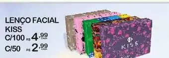 FarmaTotal Lenço Facial Kiss c/100 oferta