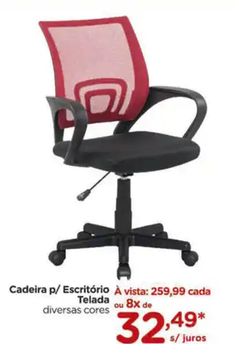 Carrefour Cadeira p/ Escritorio Telada oferta