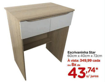 Carrefour Escrivaninha Star oferta