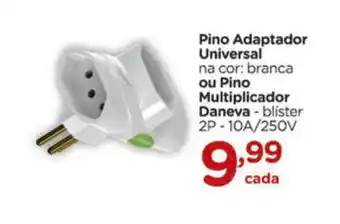 Carrefour Pino Adaptador Universal ou Pino Multiplicador Daneva oferta