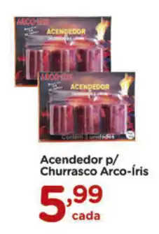 Acendedor p/ Churrasco Arco-iris