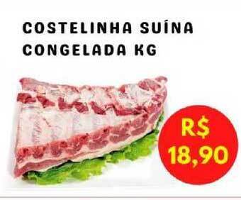 Serrano Supermercado Costelinha Suína Congelada 1kg oferta