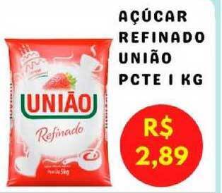 Serrano Supermercado Açúcar Refinado União 1kg oferta