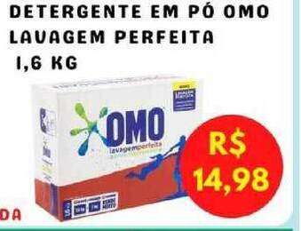 Serrano Supermercado Detergente Em Pó Omo Lavagem Perfeita 1.6kg oferta