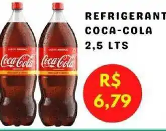 Serrano Supermercado Refrigerante Coca Cola 2.5L oferta