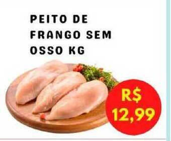 Serrano Supermercado Peito De Frango Sem Osso 1kg oferta