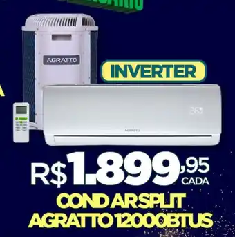 DB Supermercados COND AR SPLIT AGRATTO 12000BTUS oferta