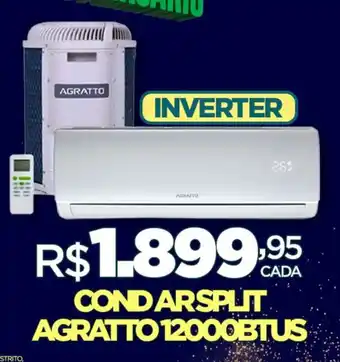DB Supermercados COND AR SPLIT AGRATTO 12000BTUS oferta