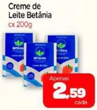 Creme de Leite Betânia cx 200g