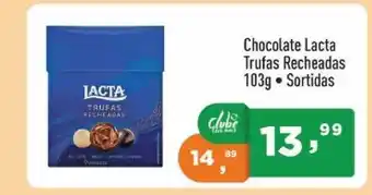 Supermercados Pague Menos Chocolate Lacta Trufas Recheadas Sortidas 103g oferta