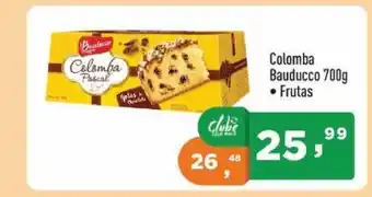 Supermercados Pague Menos Colomba Bauducco Frutas 700g oferta