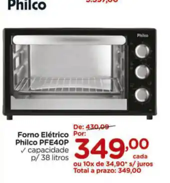 Carrefour Forno Electrico Philco PFE40P oferta