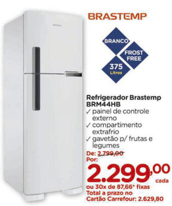 Carrefour Refrigerador Brastemp oferta