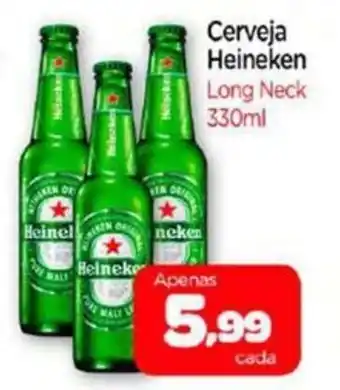 Nordestão Cerveja Heineken Long Neck 330ml oferta