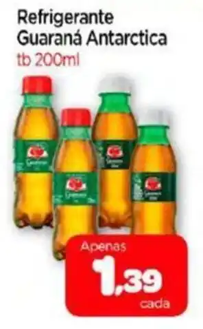 Nordestão Refrigerante Guaraná Antarctica tb 200ml oferta