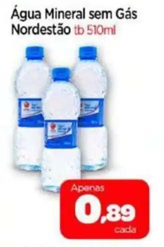 Nordestão Água Mineral sem Gás Nordestão tb 510ml oferta