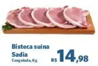 Sam's Club Bisteca suína Sadia Congelada, Kg oferta