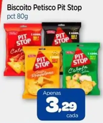 Biscoito Petisco Pit Stop pct 80g