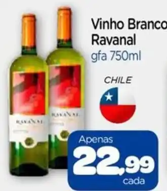 Nordestão Vinho Branco Ravanal gfa 750ml oferta