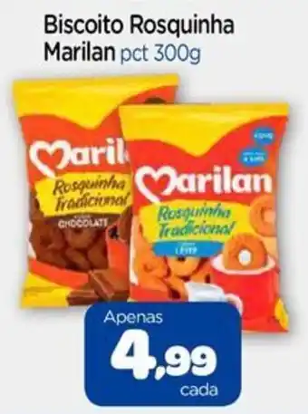 Nordestão Biscoito Rosquinha Marilan pct 300g oferta