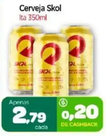 Nordestão Cerveja Skol Ita 350ml oferta