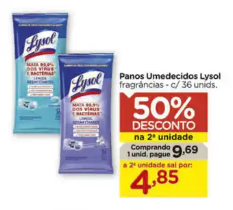 Panos Umedecidos Lysol