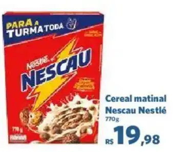 Sam's Club Cereal matinal Nescau Nestlé 770g oferta