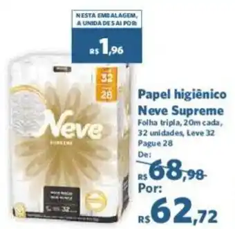 Sam's Club Papel higiênico Neve Supreme oferta