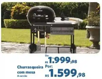 Sam's Club Churrasqueira com mesa A carvão oferta