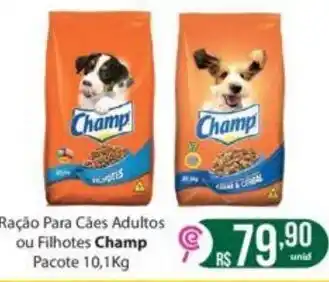 Ração Para Cães Adultos ou Filhotes Champ Pacote 10,1Kg