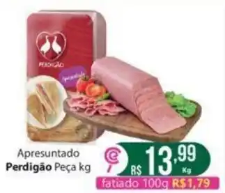 Comercial Esperança Apresuntado Perdigão Peça kg oferta