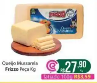 Comercial Esperança Queijo Mussarela Frizzo Peça Kg oferta