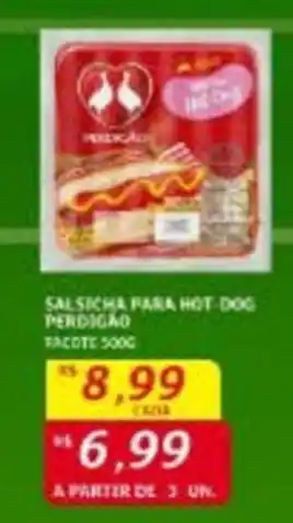 Assaí Atacadista SALSICHA PARA HOT PERDIGÃO TACOTE 500G oferta