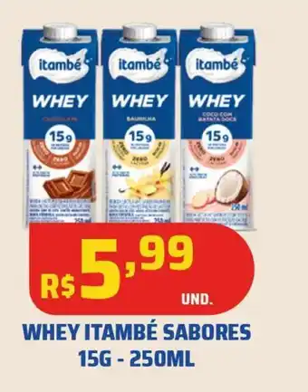 WHEY ITAMBÉ SABORES 15G - 250ML