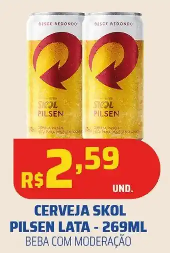Tatico CERVEJA SKOL PILSEN LATA - 269ML oferta