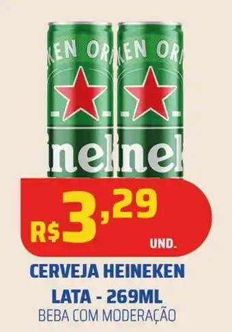 Tatico CERVEJA HEINEKEN LATA - 269ML oferta