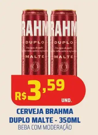 CERVEJA BRAHMA DUPLO MALTE - 350ML