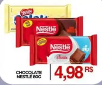 Mercadão Atacadista CHOCOLATE NESTLÉ 80G oferta