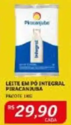 Assaí Atacadista LEITE EM PÓ INTEGRAL PIRACANJUBA PACOTE 1KG oferta