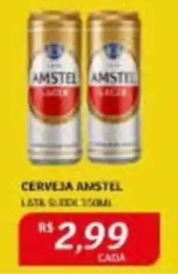 Assaí Atacadista CERVEJA AMSTEL LATA 350ML oferta