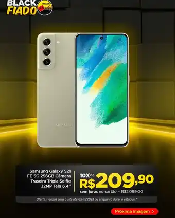 Armazém Paraíba Samsung Galaxy S21 FE 5G 256GB Câmera Traseira Tripla Selfie 32MP Tela 6.4" oferta