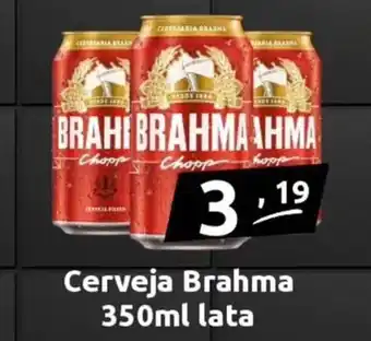 Dubom Supermercados Cerveja Brahma 350ml lata oferta