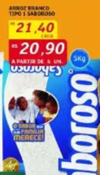 Assaí Atacadista ARROZ BRANCO TIPO 1 SABOROSO oferta