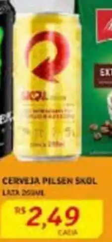 Assaí Atacadista CERVEJA PILSEN SKOL LATA 200ml oferta