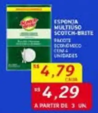 Assaí Atacadista ESPONJA MULTIUSO SCOTCH-BRITE oferta