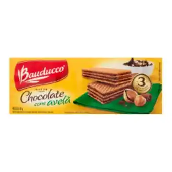 Mart Minas Biscoito wafer bauducco 140g chocolate e avelã oferta