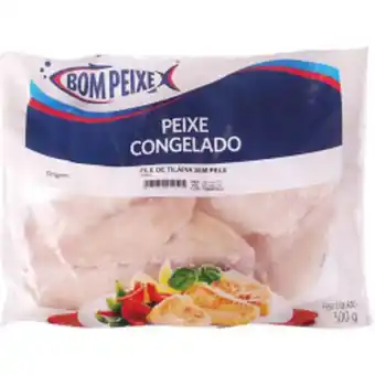 Mart Minas Filé de tilápia congelado bom peixe 500g oferta