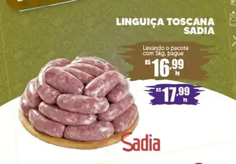 Supermercado Precito LINGUIÇA TOSCANA SADIA oferta