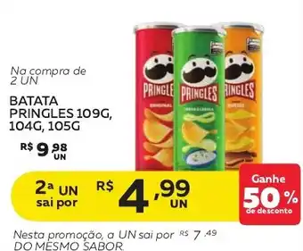 Lider Atacadista BATATA PRINGLES 109G, 104G, 105G oferta