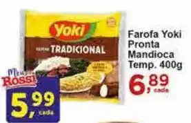 Rossi Supermercado Farofa Yoki Pronta Mandioca Temp. 400g oferta